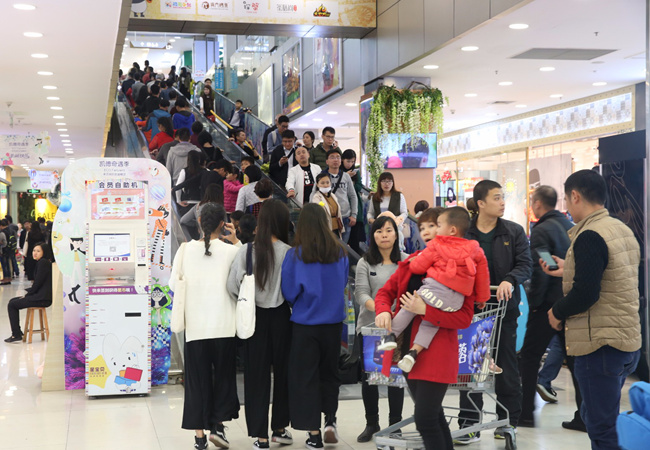 陕西西安商场客流量统计系统